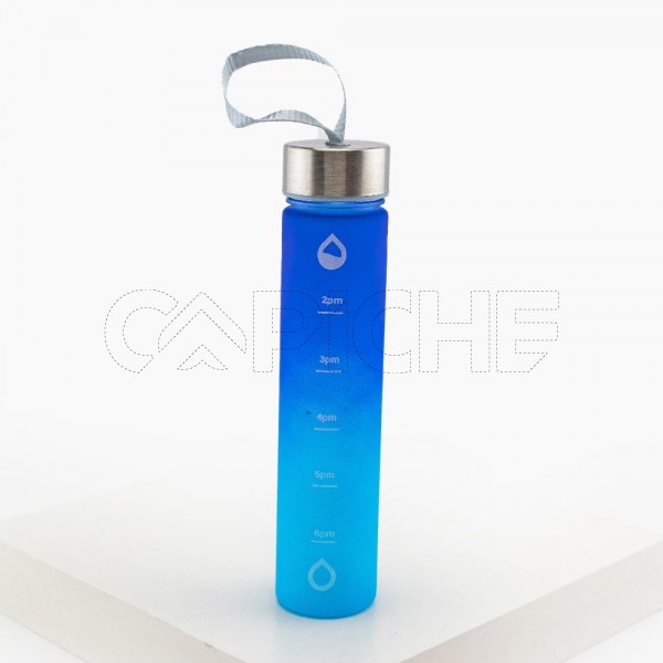 Botella água motivadora 300ml blue