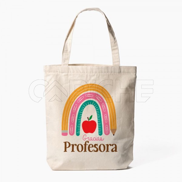 Saco Tote Bag Gracias Professora