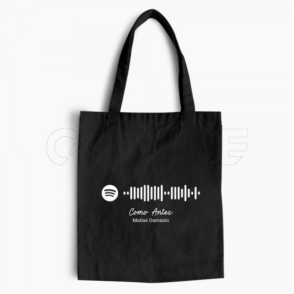 Bolso Tote Bag Musica Spotify