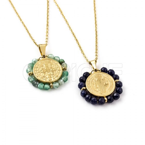 Collar en acero Fé