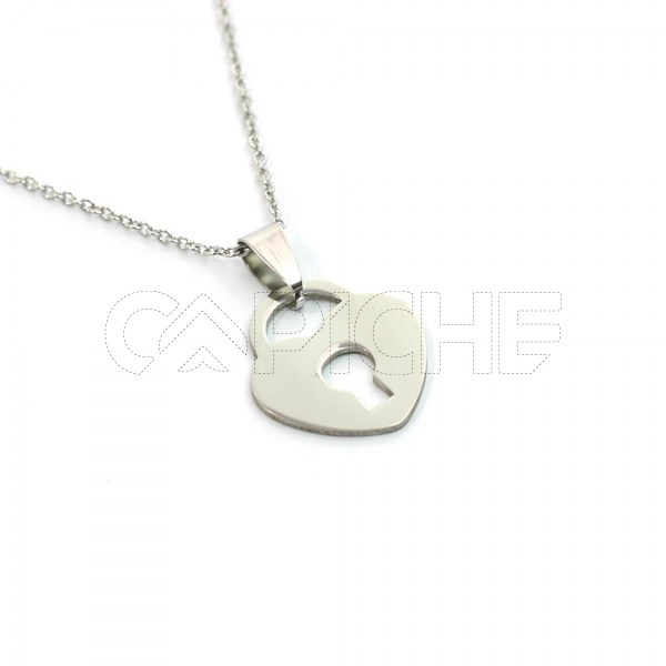 Collar en acero Candado Lock