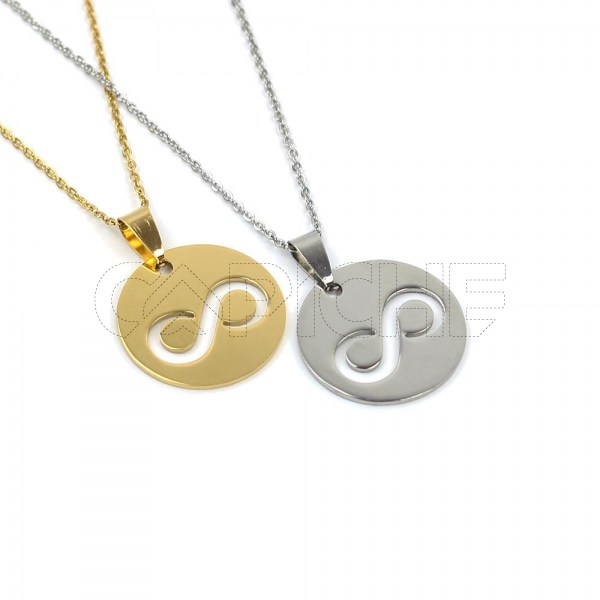 Collar en acero Infinito