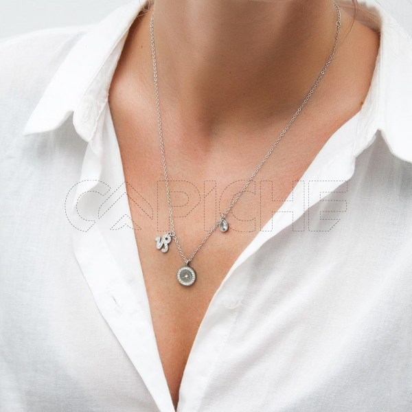 Collar en acero Signo Capricornio