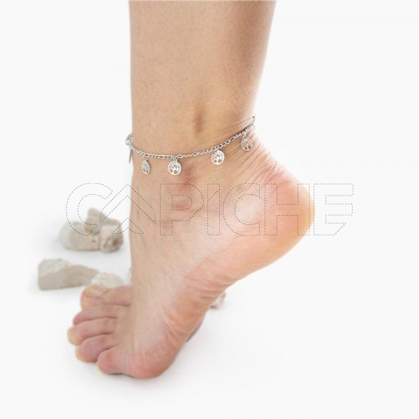 Pulseira em aço para pé PP043
