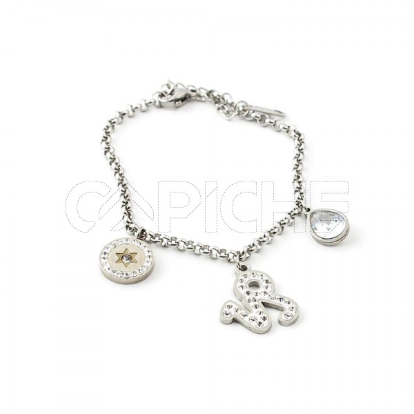 Pulsera en acero Signo Capricornio