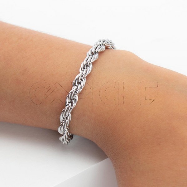 Pulsera en acero Trenzado