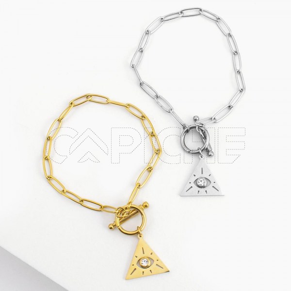 Pulsera en acero Ojo providência