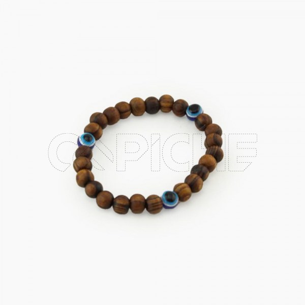 Pulsera Aromática Ojo Turco Marrón