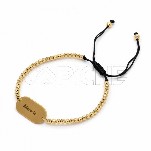 Pulsera em acero Grabación