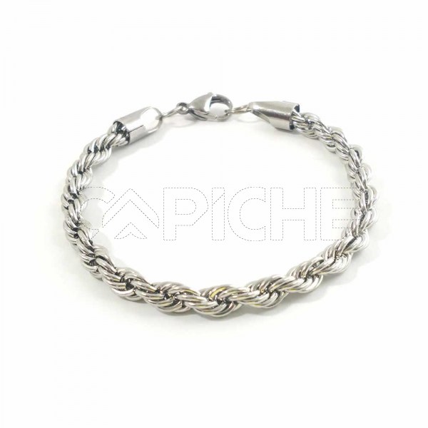Pulsera en acero Cadena