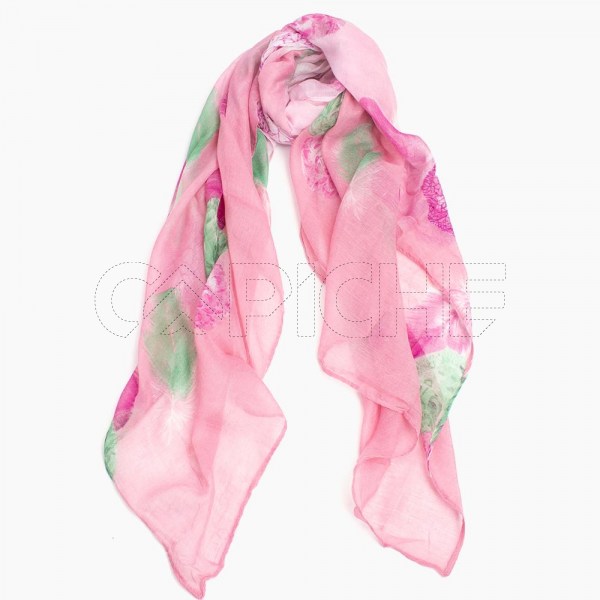 Pañuelo Hoja Rosado