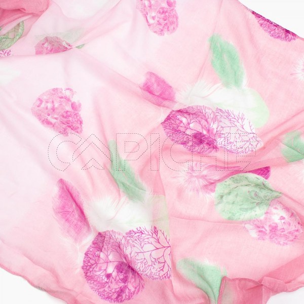 Pañuelo Hoja Rosado