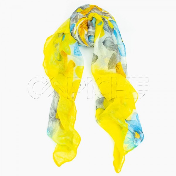 Pañuelo Flores Amarillo