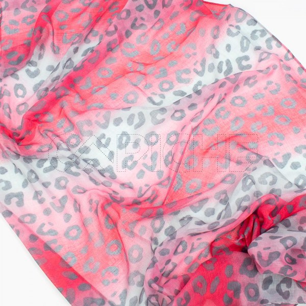 Pañuelo Animal Print Red