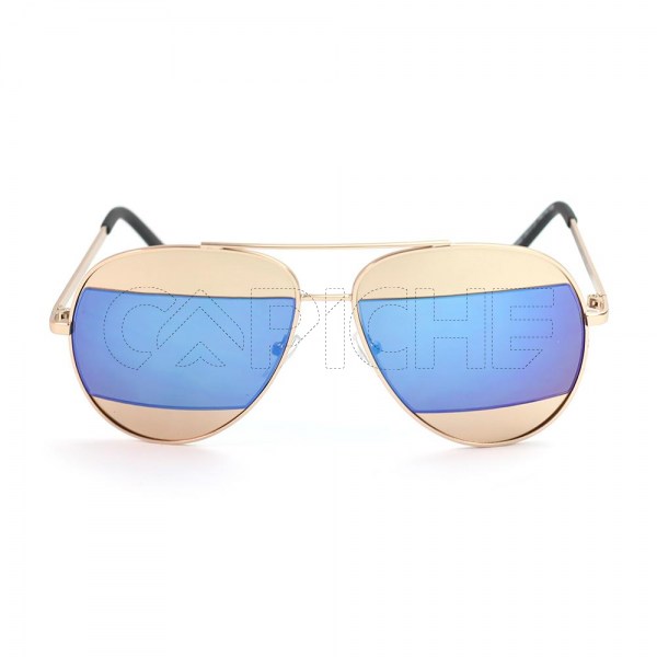 Gafas de Sol Aviator Split BlueGold