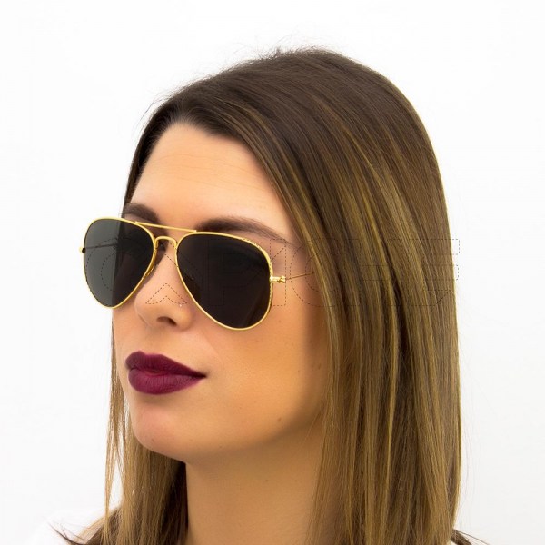 Gafas de Sol Aviator Classic Green S