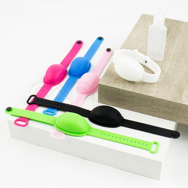 Pulsera Porta Gel Antibacterial