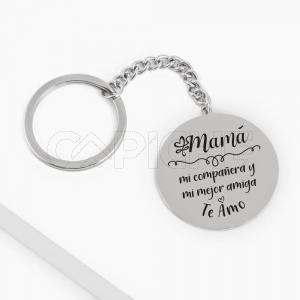 Llavero Mamá Compañera y Amiga