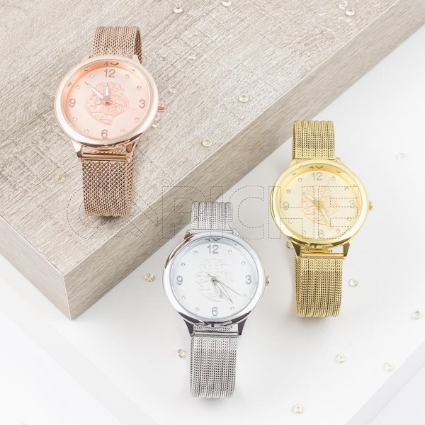 Reloj en acero Viana