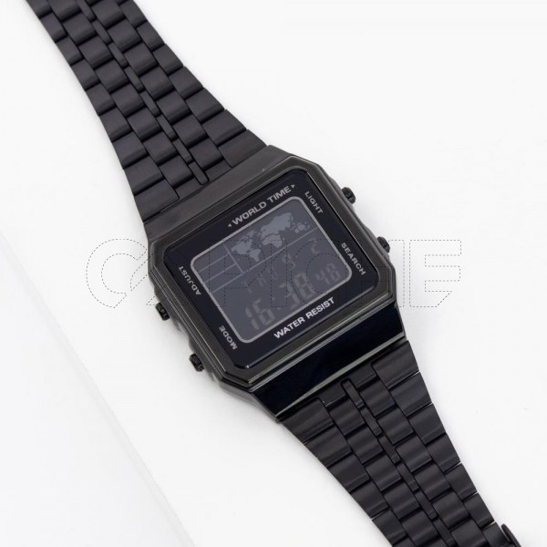 Reloj Digital World Negro
