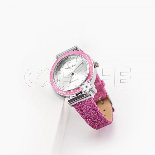 Reloj Glitter Flor