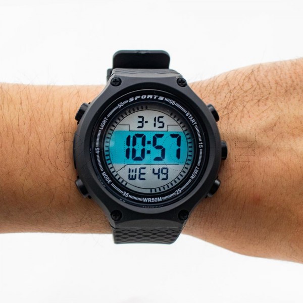 Reloj Digital Gael black