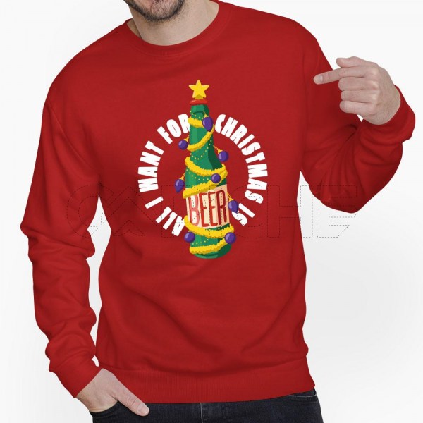 Sudadera sin Capucha All I Want is Beer