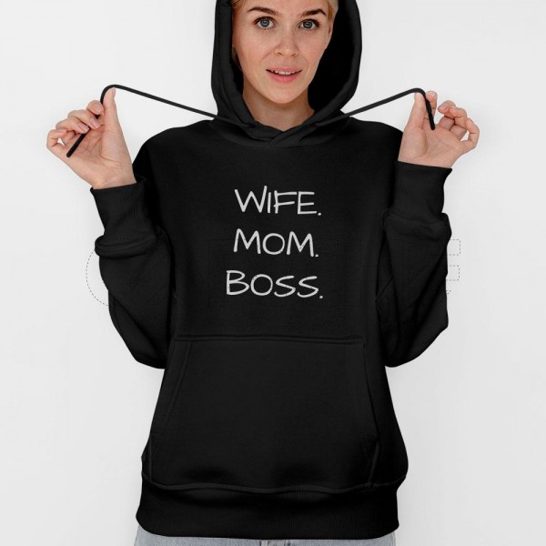Sudadera Wife - Mom - Boss