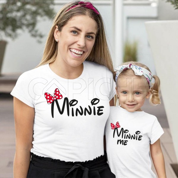 T-Shirt Mamá e Hija Minnie