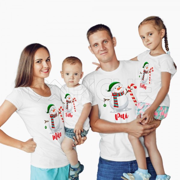 T-Shirt Muñeco de Nieve