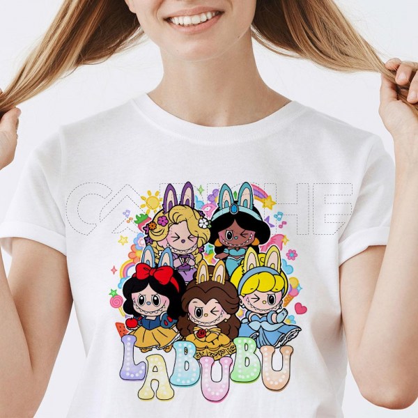 T-Shirt Princesas Labubu