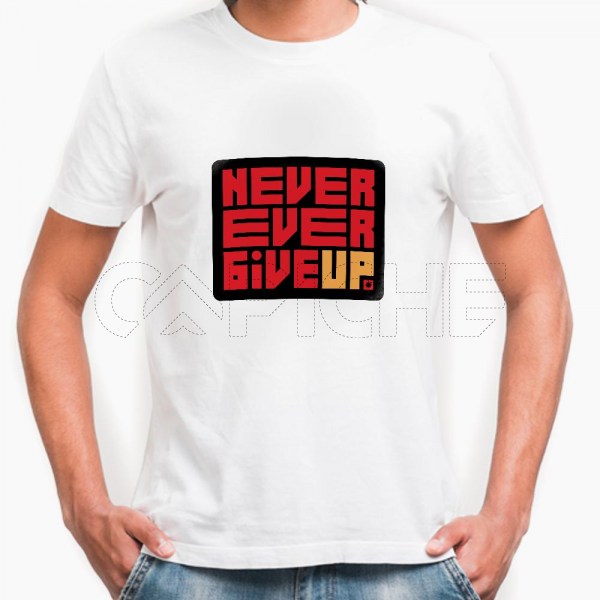 Camiseta Hombre Never Give Up