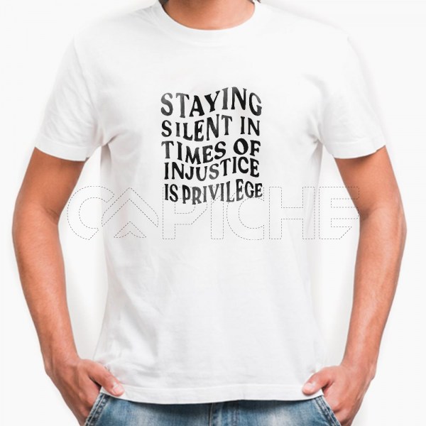 Camiseta Hombre Staying Silent