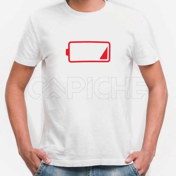 Camiseta Hombre Low Battery