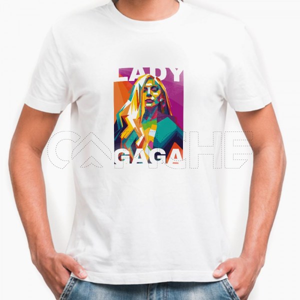 Camiseta Hombre Lady Gaga