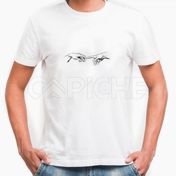 Camiseta Hombre Creación de Adán