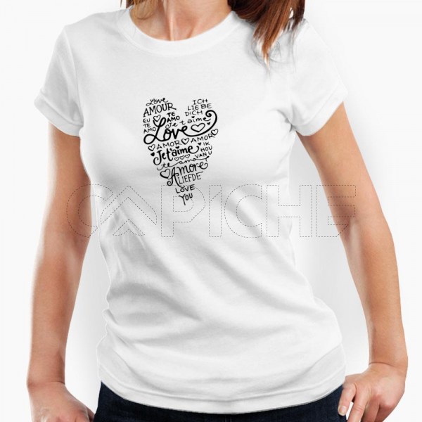 Camiseta Mujer Love