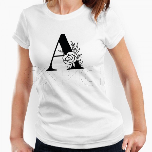 Camiseta Mujer Iniciales