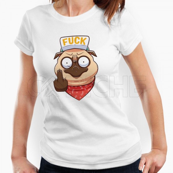 Camiseta Mujer F*ck Pug