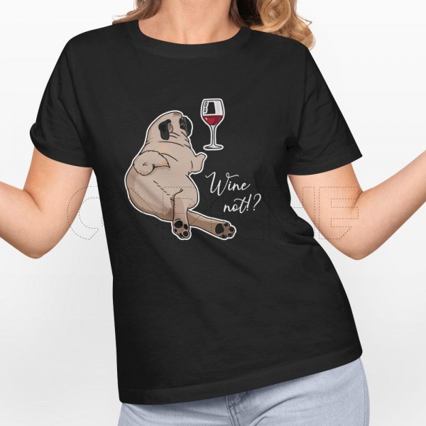 Camiseta Mujer Wine Not