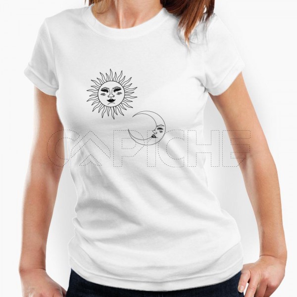 Camiseta Mujer Sol Luna