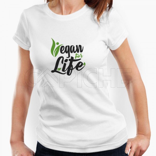 Camiseta Mujer Vegan for Life