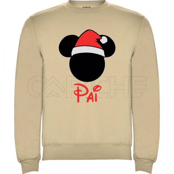 Sudadera sin Capucha Minie Micky Personalizable