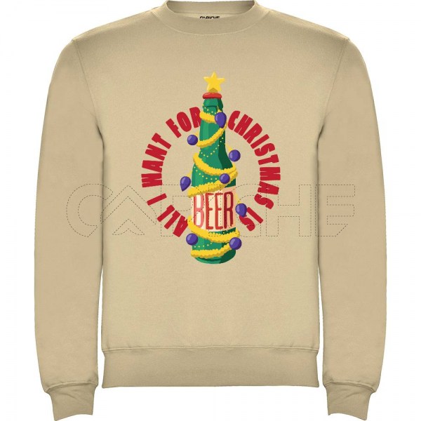 Sudadera sin Capucha All I Want is Beer