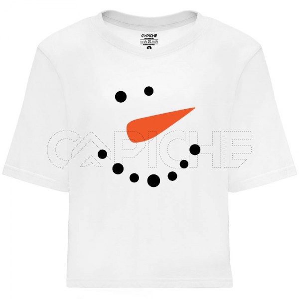 Sudadera sin Capucha Muñeco de Nieve