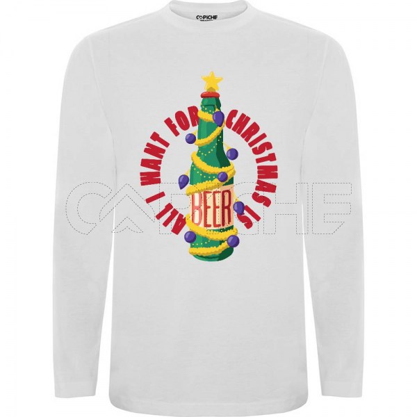 Sudadera sin Capucha All I Want is Beer