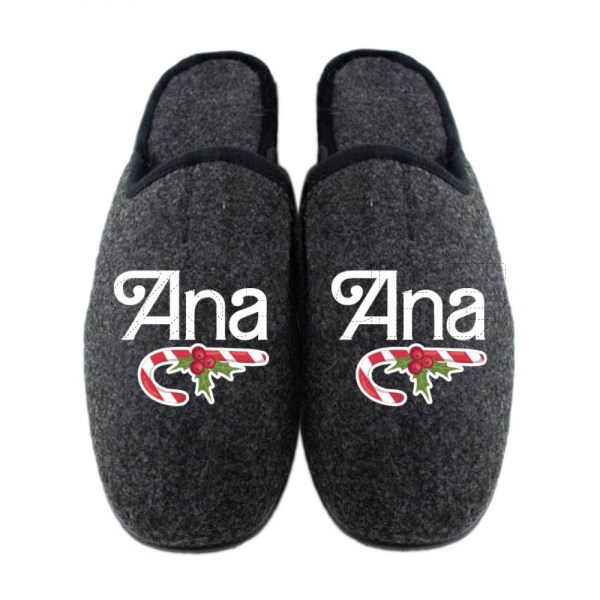 Pantufla Personalizada Pelucia Doce