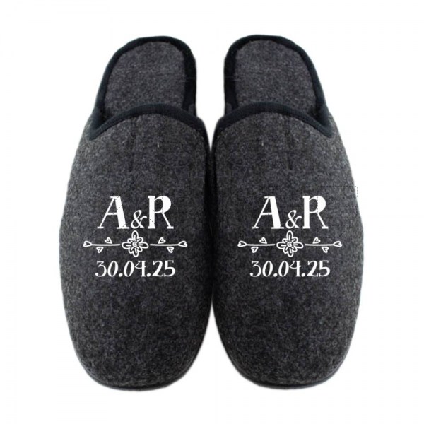 Pantufla Personalizada  Inicial