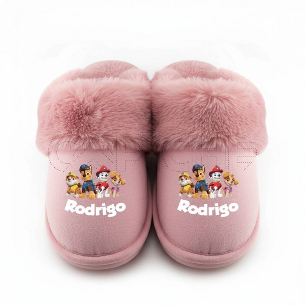 Pantufla Personalizada Patrulha Pata