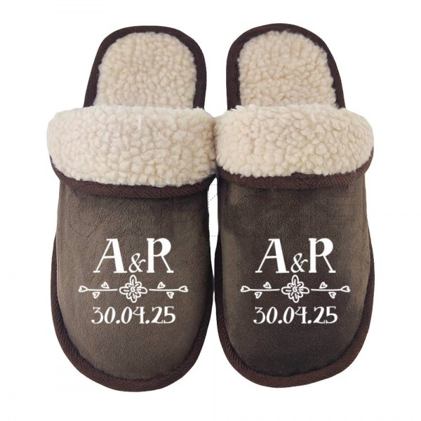 Pantufla Personalizada  Inicial